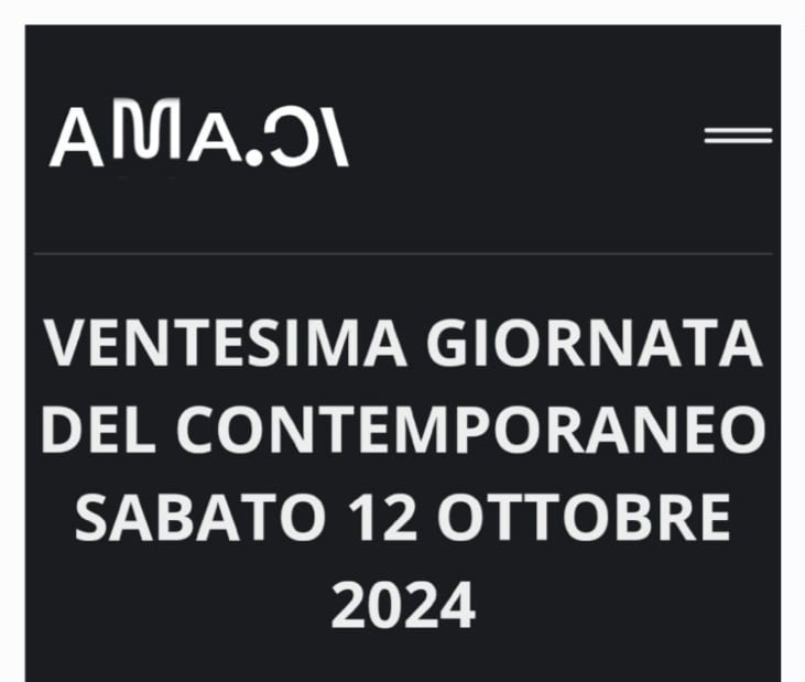 Ventesima giornata del contemporaneo